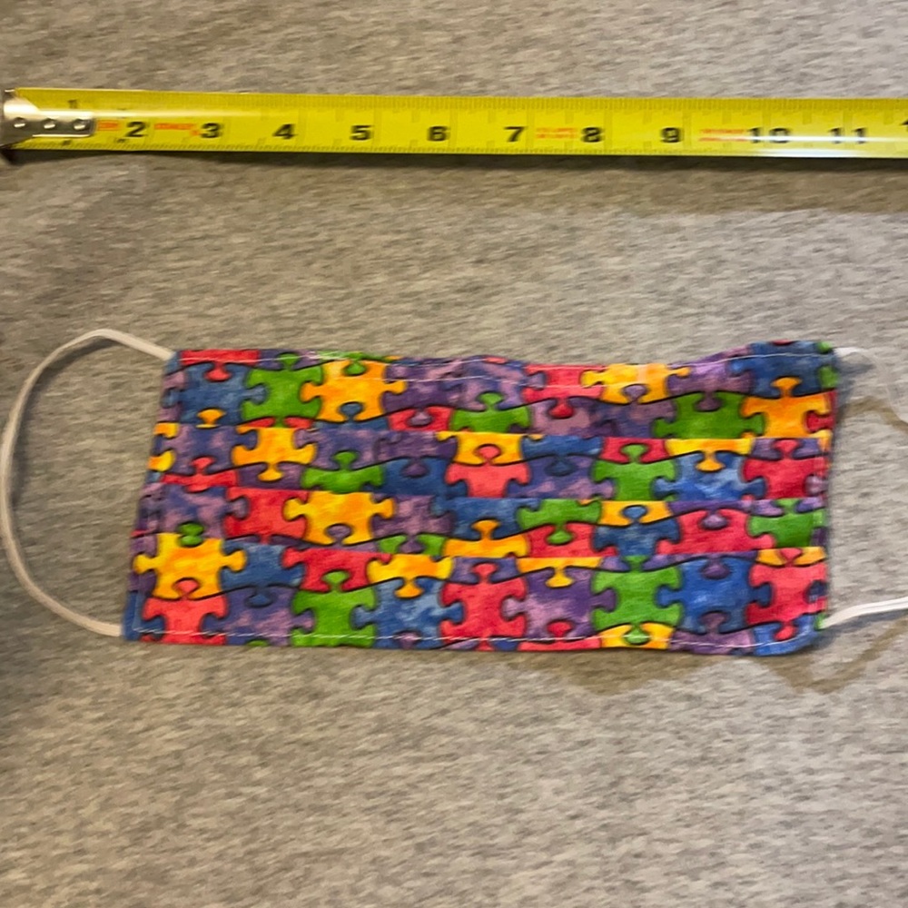 Puzzle / Autism awareness mask